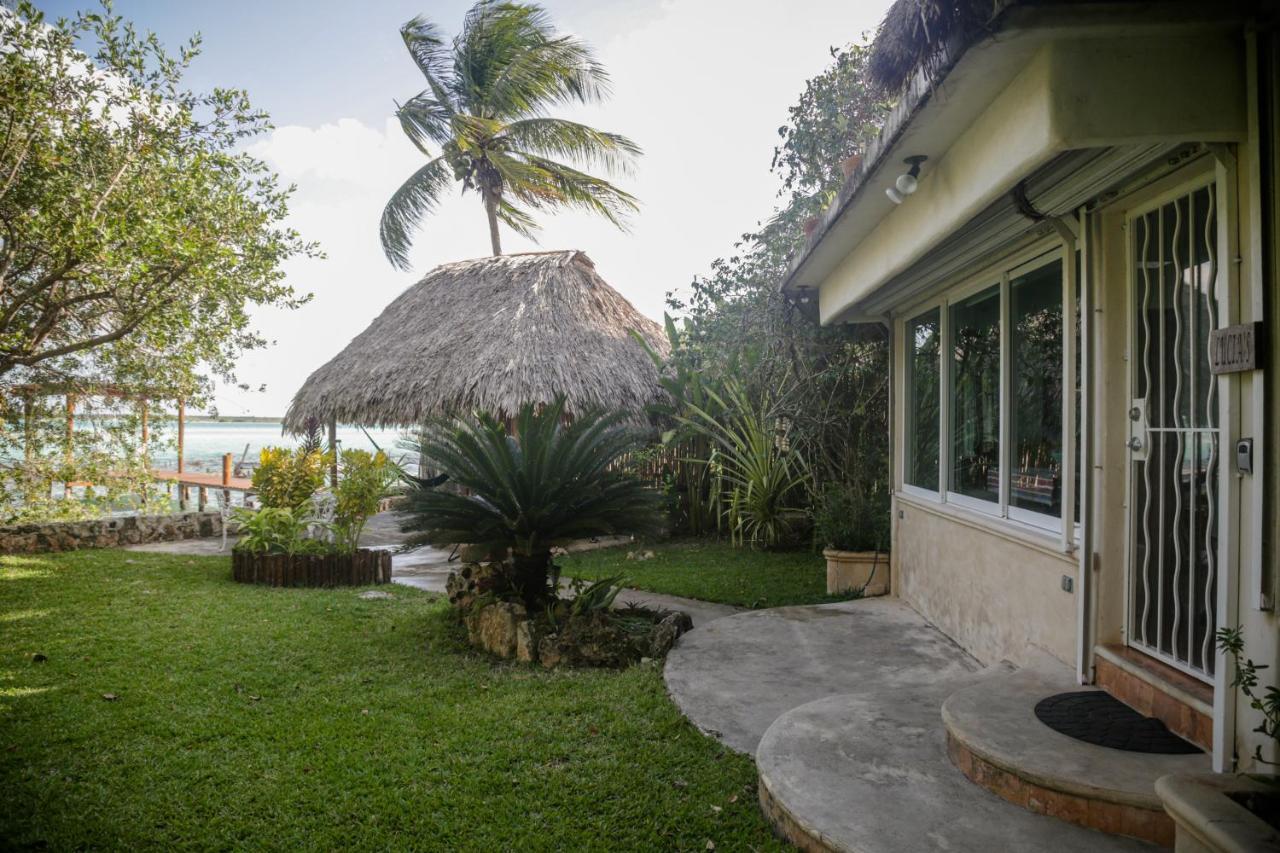 Lucia'S Lagoon House: Free Kayaks And Bikes Bacalar Exterior photo