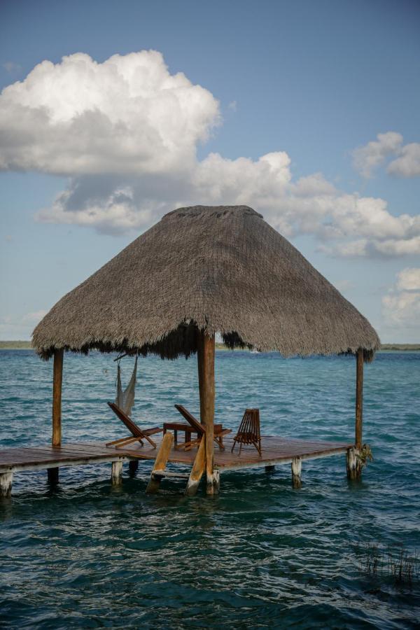 Lucia'S Lagoon House: Free Kayaks And Bikes Bacalar Exterior photo